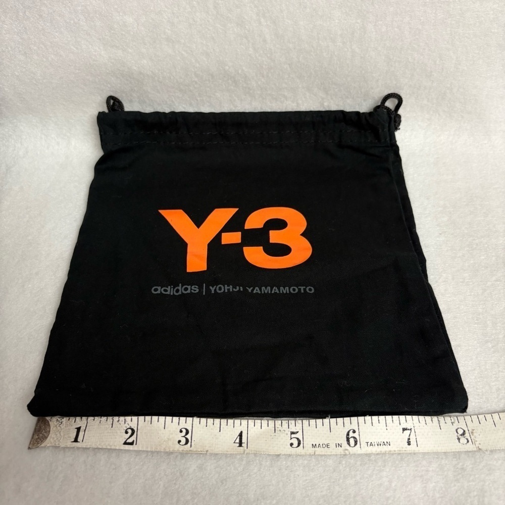 Y-3 ADIDAS Small Black Dust Bag Drawstring for Accessories Yohji Yamamoto - Picture 7 of 7
